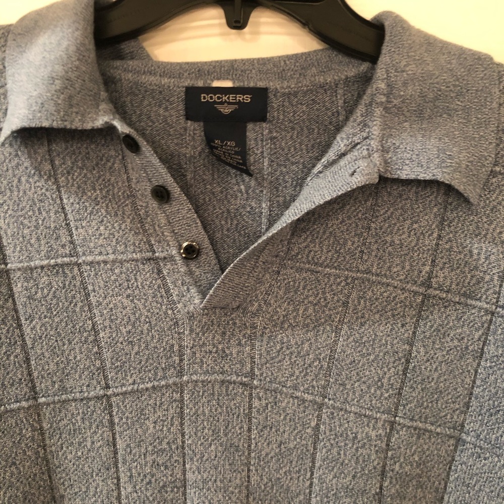 Dockers Button Collard Pullover - image 7